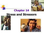 Stress and Stressors