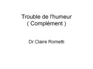 Symptomatologie thymique