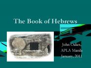 The Book of Hebrews