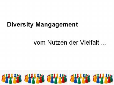 Diversity Mangagement