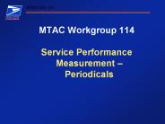 MTAC Workgroup 114