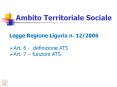 Ambito Territoriale Sociale PowerPoint PPT Presentation