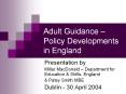 Adult%20Guidance%20 PowerPoint PPT Presentation