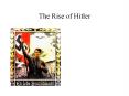 The Rise of Hitler PowerPoint PPT Presentation