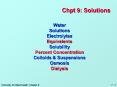 Chpt 9: Solutions PowerPoint PPT Presentation