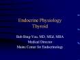 Endocrine Physiology Thyroid PowerPoint PPT Presentation