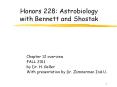 Honors 228: Astrobiology with Bennett and Shostak PowerPoint PPT Presentation