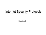 Internet Security Protocols