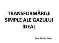 TRANSFORMARILE SIMPLE ALE GAZULUI IDEAL PowerPoint PPT Presentation