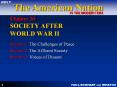 Chapter%2020%20SOCIETY%20AFTER%20WORLD%20WAR%20II PowerPoint PPT Presentation