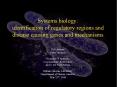 Systems biology: identification of regulatory regions and disease causing genes and mechanisms PowerPoint PPT Presentation