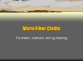 Micro Fiber Cloths PowerPoint PPT Presentation
