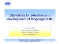 ICAO-Special Workshop on Language Proficiency, PowerPoint PPT Presentation