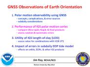 GNSS Observations of Earth Orientation