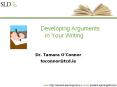 Developing Arguments in Your Writing PowerPoint PPT Presentation