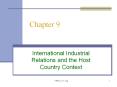 International Industrial Relations and the Host Country Context PowerPoint PPT Presentation