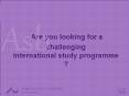 Are you looking for a challenging international study programme ? PowerPoint PPT Presentation