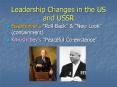 Leadership Changes in the US and USSR PowerPoint PPT Presentation
