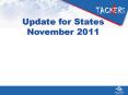 Update for States November 2011 PowerPoint PPT Presentation