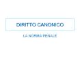 DIRITTO CANONICO PowerPoint PPT Presentation