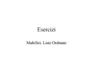 Esercizi