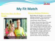 Fitness lover dating website