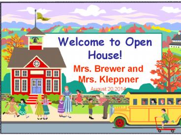 Welcome to Open House!