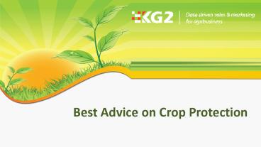 Best Advice on Crop Protection