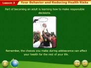 Your Behavior and Reducing Health Risks