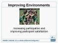 Improving Environments PowerPoint PPT Presentation