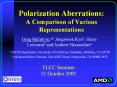 Polarization Aberrations: A Comparison of Various Representations PowerPoint PPT Presentation