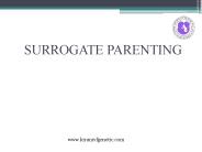 Surrogate Parenting