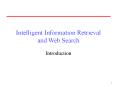 Intelligent Information Retrieval and Web Search PowerPoint PPT Presentation