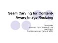 Seam Carving for Content-Aware Image Resizing PowerPoint PPT Presentation