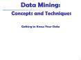 Data Mining:  Concepts and Techniques  Getting to Know Your Data PowerPoint PPT Presentation