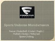 Soccer Uniforms Manufacturers | Custom Sublimated Jersey