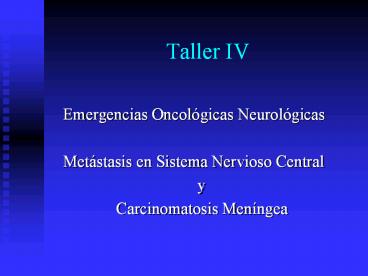 Taller IV