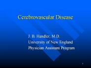 Cerebrovascular Disease