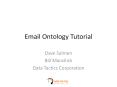Email Ontology Tutorial PowerPoint PPT Presentation