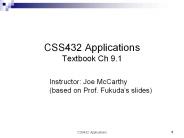 CSS432 Applications Textbook Ch 9.1
