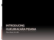 Introducing Hukum acara pidana