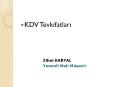 KDV Tevkifatlari PowerPoint PPT Presentation