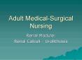 Adult Medical-Surgical Nursing PowerPoint PPT Presentation