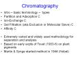 Chromatography PowerPoint PPT Presentation