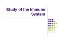 Study of the Immune System PowerPoint PPT Presentation