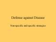 Defense against Disease PowerPoint PPT Presentation