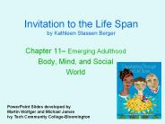 Invitation to the Life Span by Kathleen Stassen Berger