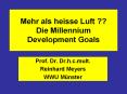 Mehr als heisse Luft ?? Die Millennium Development Goals PowerPoint PPT Presentation