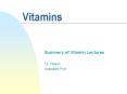 Vitamins PowerPoint PPT Presentation