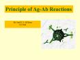 Principle of Ag-Ab Reactions PowerPoint PPT Presentation